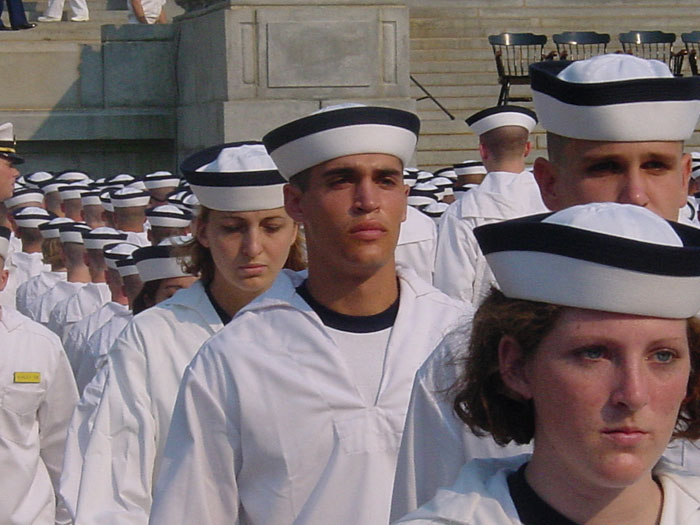Day 1 as a Plebe--Already squared away
